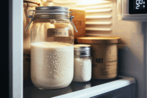 Como usar uma geladeira estrategicamente sem matar o seu levain