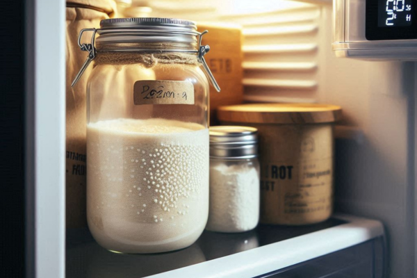 Como usar uma geladeira estrategicamente sem matar o seu levain
